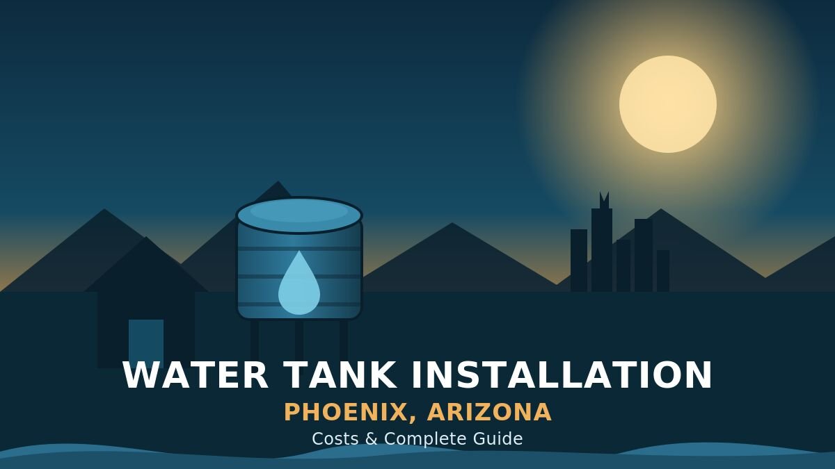 Water tank installation Phoenix