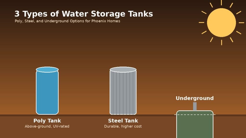 Water Storage Tanks Phoenix: Types, Sizes & Prices